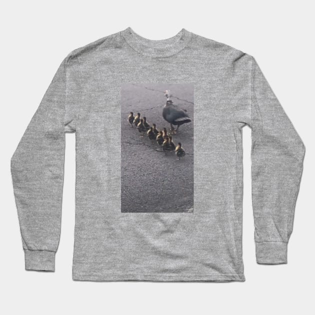 Lovely ducks Long Sleeve T-Shirt by VIVJODI